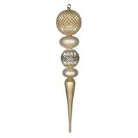 Vickerman 26" Champagne Durian Candy Matte Finial Ornament
