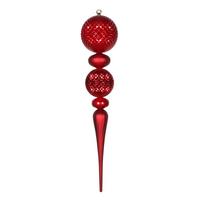 Vickerman 33" Red Durian Candy Matte Finial Ornament