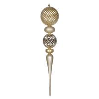 Vickerman 33" Champagne Durian Candy Matte Finial Ornament