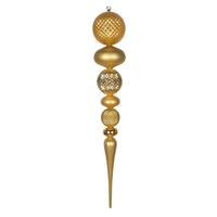 Vickerman 42" Gold Durian Candy Matte Finial Ornament