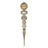 Vickerman 42" Champagne Durian Candy Matte Finial Ornament