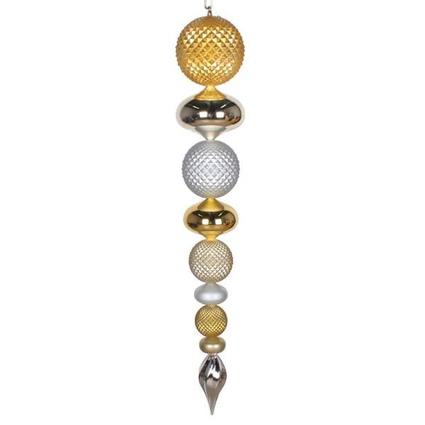 45" Champagne / Silver / Gold Durian Finial Ornament