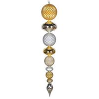 Vickerman 45" Champagne / Silver / Gold Durian Finial Ornament