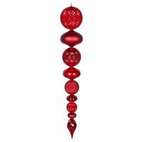 Vickerman 45" Red Durian Candy Matte Finial Ornament