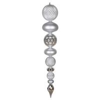 Vickerman 45" Silver Candy/Matte Durian Finial Ornament