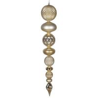 Vickerman 45" Champagne Durian Candy Matte Finial Ornament