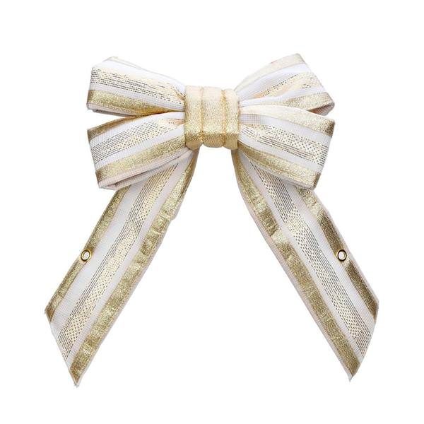 12" Champagne Outdoor Bow