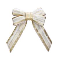 Vickerman 12" Champagne Outdoor Bow