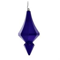 Vickerman 8" Purple Candy Diamond Finial Ornament (2 pack)