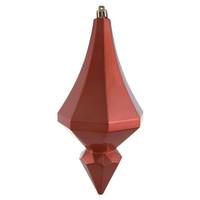 Vickerman 8" Coral Candy Diamond Finial Ornament (2 pack)