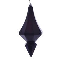 Vickerman 8" Chocolate Candy Diamond Finial Ornament (2 pack)