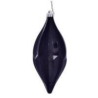 Vickerman 10" Black Candy Glitter Shuttle Ornament (2 pack)