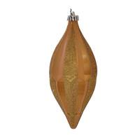 Vickerman 10" Honey Gold Candy Glitter Shuttle Ornament (2 pack)
