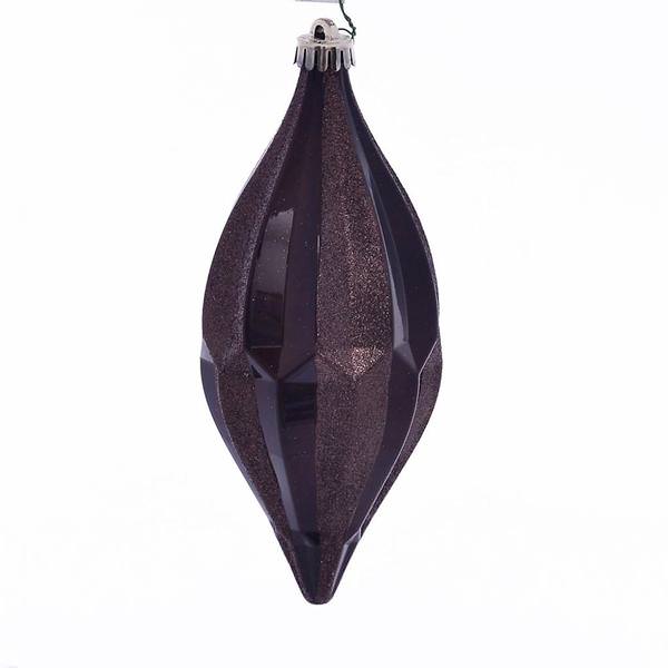 10" Chocolate Candy Glitter Shuttle Ornament (2 pack)