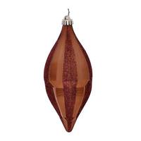 Vickerman 10" Copper Candy Glitter Shuttle Ornament (2 pack)