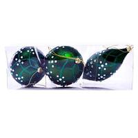 Vickerman 4-7" Emerald Matte Jewel Assorted Ornament (Set of 3)