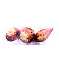 Vickerman 4-7" Copper Matte Glitter Christmas Ornament (3 Pack)