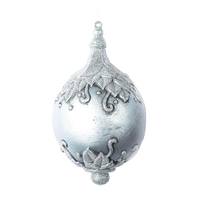 Vickerman 10" Limestone Antique Leaf Drop Ornament
