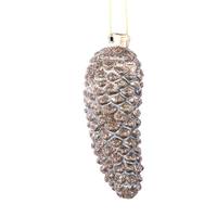 Vickerman 4" Mocha Antique Pine Cone Christmas Ornament (6 Pack)