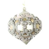 Vickerman 6" Gold Antique Glitter Onion Ornament