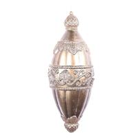 Vickerman 15" Mocha Antique Glitter Onion Drop Ornament