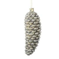 Vickerman 8" Gold Antique Pine Cone Ornament (2 pack)