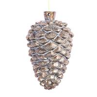 Vickerman 5.5" Mocha Antique Pine Cone Ornament (3 pack)
