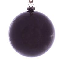 Vickerman 3" Burgundy Wood Grain Ball Christmas Ornament (6 Pack)