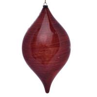 Vickerman 11.5" Copper Wood Grain Drop Ornament (2 pack)