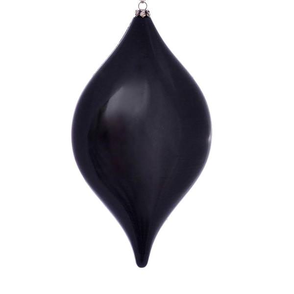 11.5"  Moss Green Wood Grain Drop Ornament (2 pack)