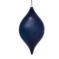 Vickerman 11.5" Midnight Blue Wood Grain Drop Ornament (2 pack)