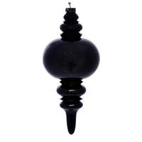 Vickerman 13" Moss Green Wood Grain Finial Ornament