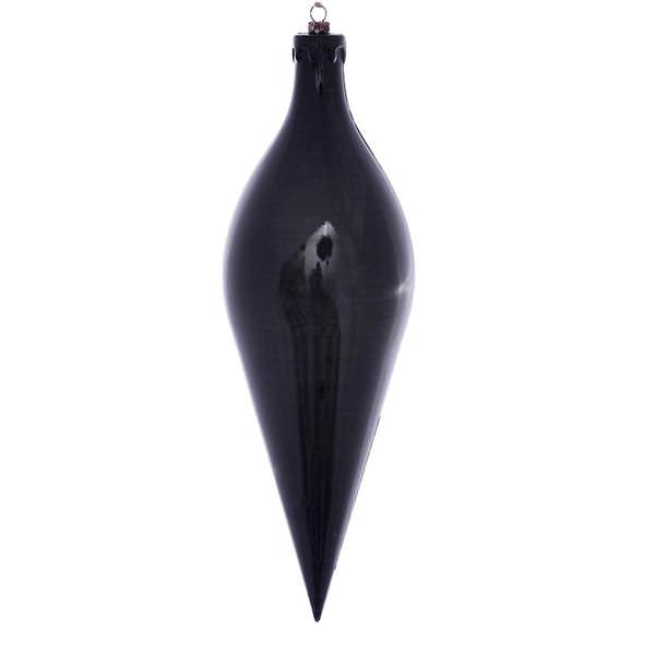 12" Moss Green Wood Grain Shuttle Ornament (2 pack)