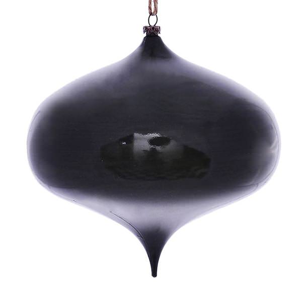 6" Moss Green Wood Grain Onion Ornament (2 pack)