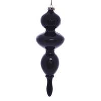 View 14" Moss Green Wood Grain Finial Ornament (3 pack)