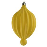 View 6.3" Yellow Matte Lantern Ornament (4 pack)