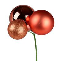 Vickerman 18" Coral Pick Christmas Ornament (2 Pack)