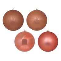 View 2.75" Coral 4 Assorted Finish Ball Ornaments (20 pack)