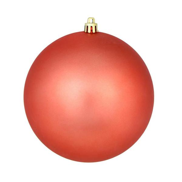 2.4" Coral Matte Ball Christmas Ornament (60 Pack)