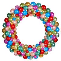 Vickerman 30" Artificial Purple Fir Square Artificial Wreath