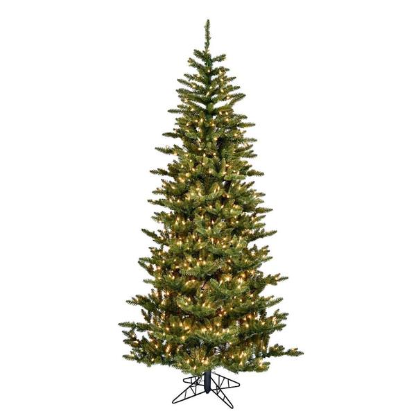 4.5' x 31" Artificial Natural Fraser Fir 250 Clear Lights