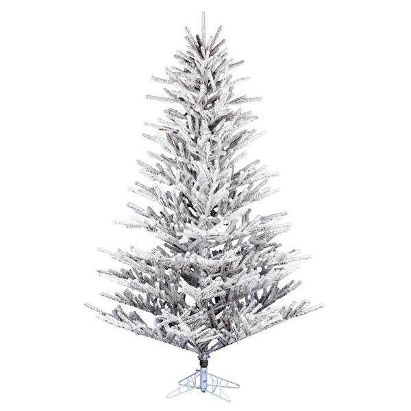 9' x 74" Artificial Flocked Stick Pine
