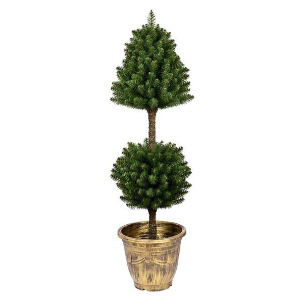 4' Artificial Tifton 2 Ball Topiary