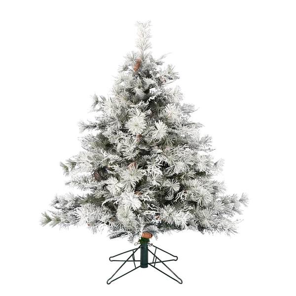 4.5' x 44" Artificial Flocked Cheshire