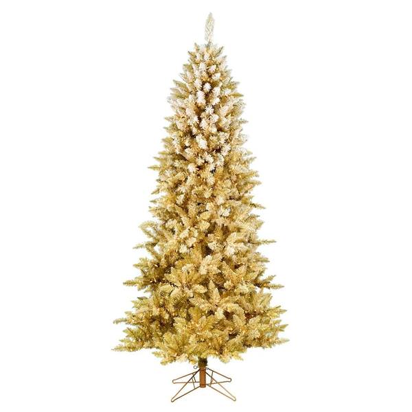 7.5' x 46" Frosted Gold Ombre 700 Warm White Lights