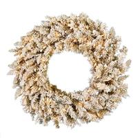 Vickerman 48" Artificial Frosted Gold 200 Warm White Lights