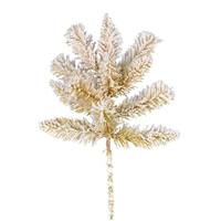 Vickerman 18" Frosted Gold Fir Spray (6 pack)