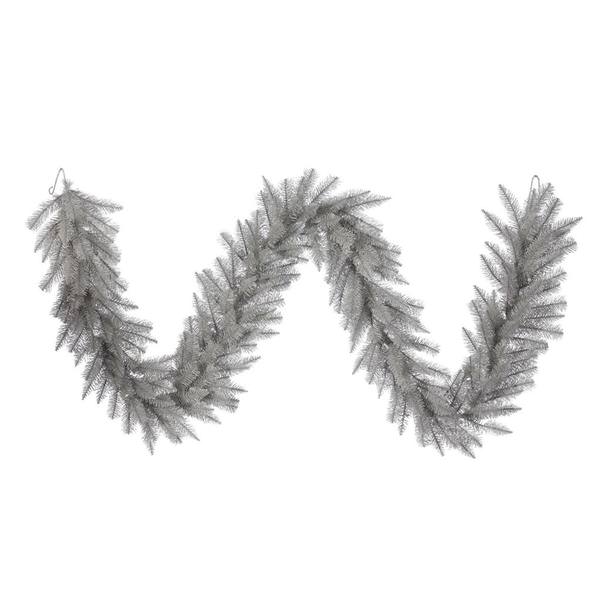9' x 14" Artificial Platinum Fir Garland