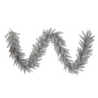 Vickerman 9' x 14" Artificial Platinum Fir Garland