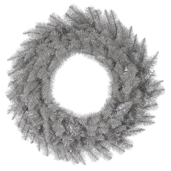 48" Artificial Platinum Fir Wreath